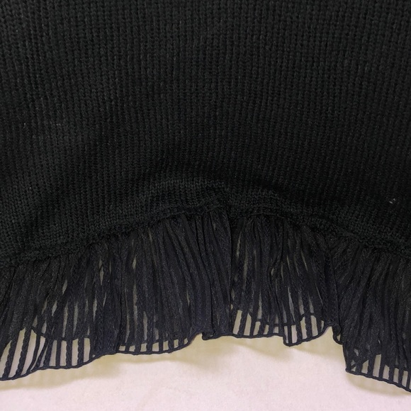 Dex sweater tank with sheer trim detail - Picture 3 of 8